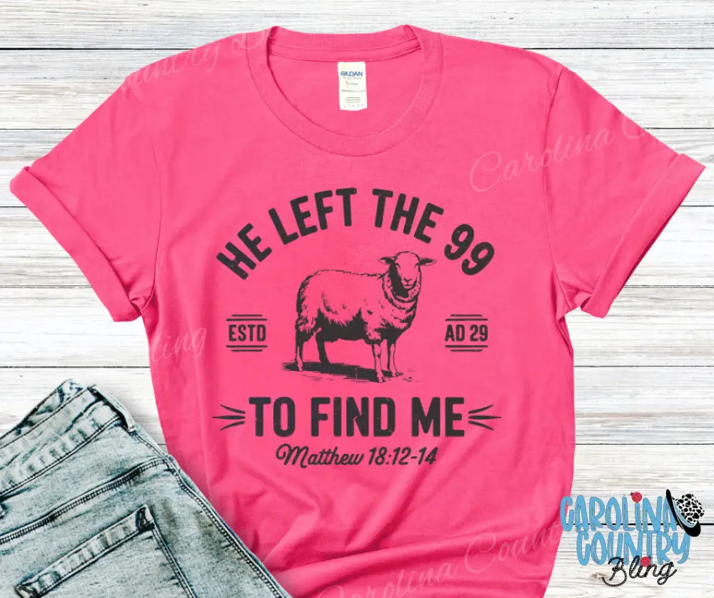 Left The 99 To Find Me – Multi Small / Pink Shirt