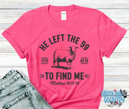 Left The 99 To Find Me – Multi Small / Pink Shirt