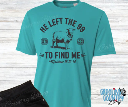 Left The 99 To Find Me – Multi Small / Teal Shirt