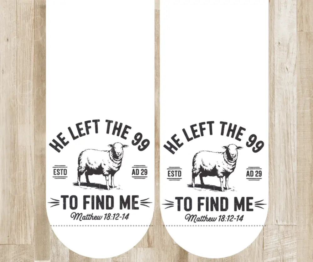 Left The 99 To Find Me – Multi Socks