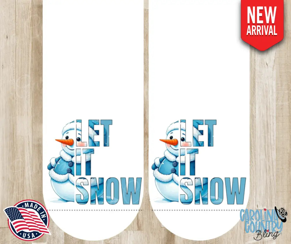 Let It Snow – White Socks