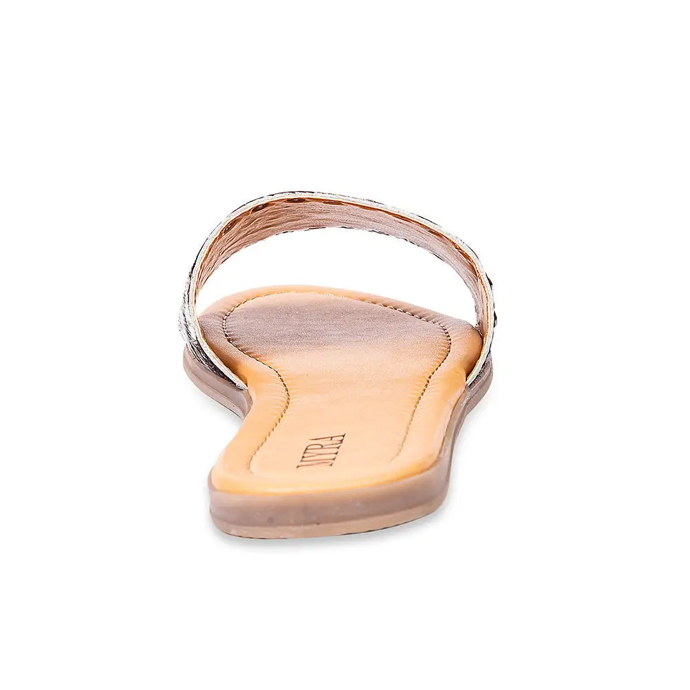 Myra Lettie Ridge Dark Hair-On Leather Flip Flops for Women - Western Slide Sandals with Soft Sole for Casual Comfort