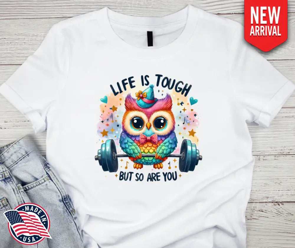 Life Is Tough – White Small / Short Shirt