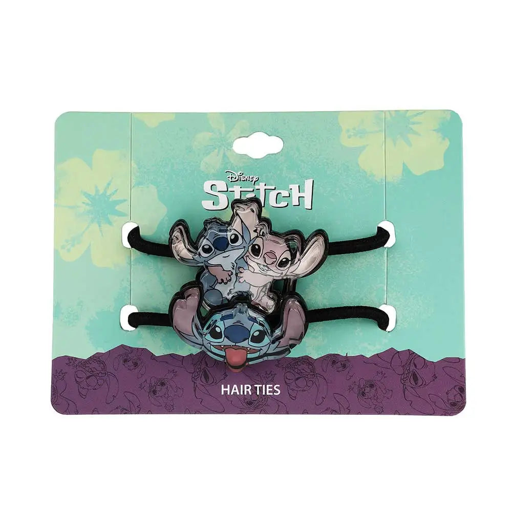 Disney Lilo & Angel Resin Ponytail Holder 2 Pack Jewelry
