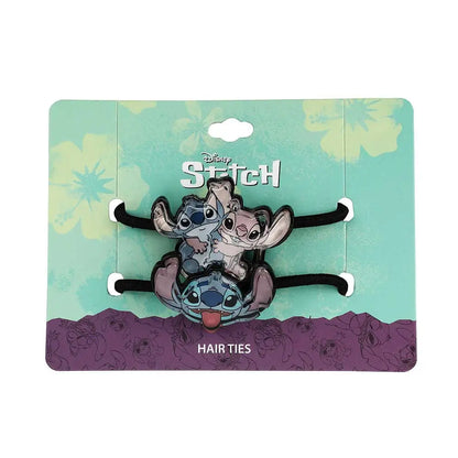 Disney Lilo & Angel Resin Ponytail Holder 2 Pack Jewelry
