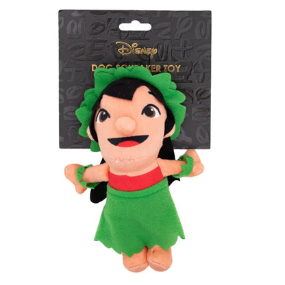 Dog Toy Squeaker Plush - Lilo and Stitch Lilo Hula Dance Full Body Pose Dog Toy Squeaky Plush