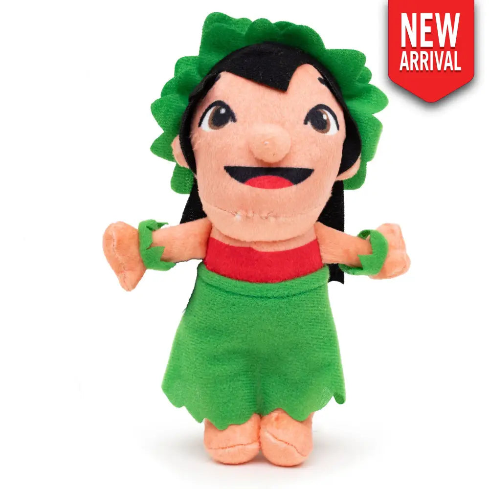 Dog Toy Squeaker Plush - Lilo and Stitch Lilo Hula Dance Full Body Pose Dog Toy Squeaky Plush