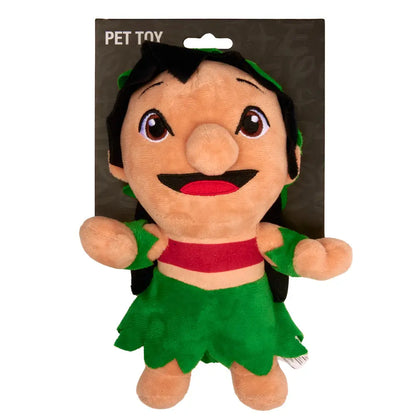 Dog Toy Squeaker Plush - Lilo and Stitch Lilo Hula Dance Full Body Pose - Dog Toy Squeaky Plush