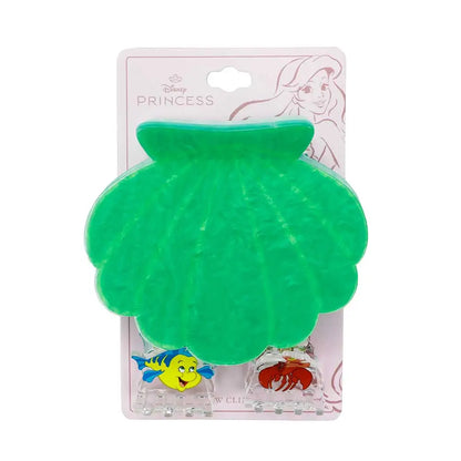 Disney The Little Mermaid 3 Pack Claw Clip Set Fashion Accessories