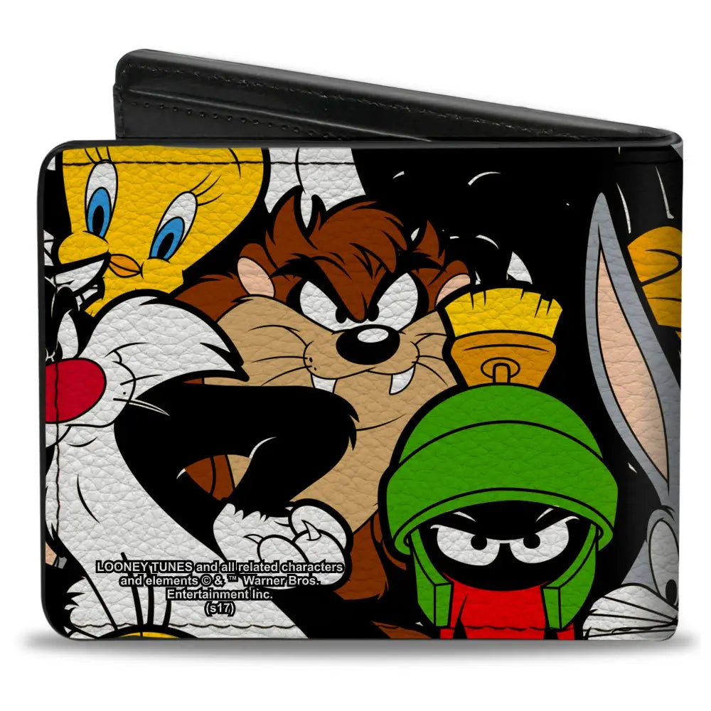 Bi-Fold Wallet - Looney Tunes 6-Character Stacked Collage Bi-Fold Wallets