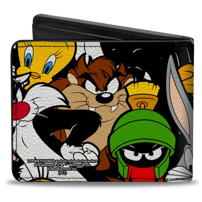Bi-Fold Wallet - Looney Tunes 6-Character Stacked Collage Bi-Fold Wallets