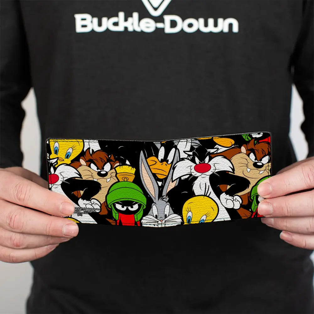 Bi-Fold Wallet - Looney Tunes 6-Character Stacked Collage Bi-Fold Wallets