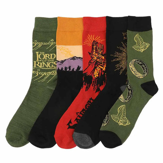 Lord of the Rings Adult 5 Pair Crew Socks Socks & Footwear
