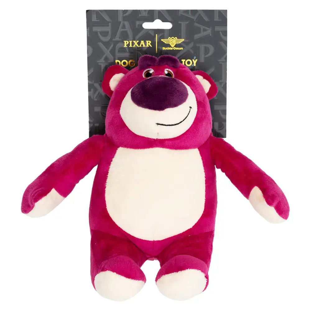 Dog Toy Squeaker Plush - Pixar Toy Story Lotso Full Body Pose Dog Toy Squeaky Plush