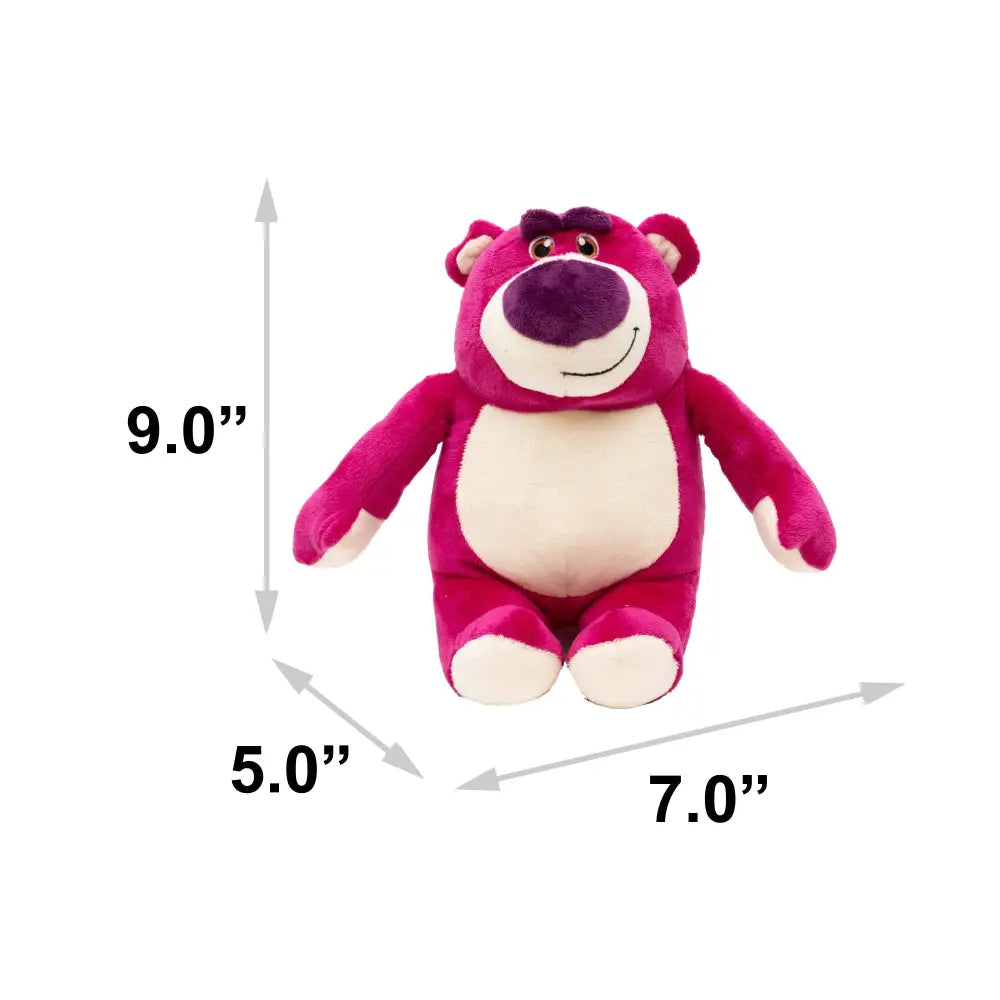 Dog Toy Squeaker Plush - Pixar Toy Story Lotso Full Body Pose Dog Toy Squeaky Plush
