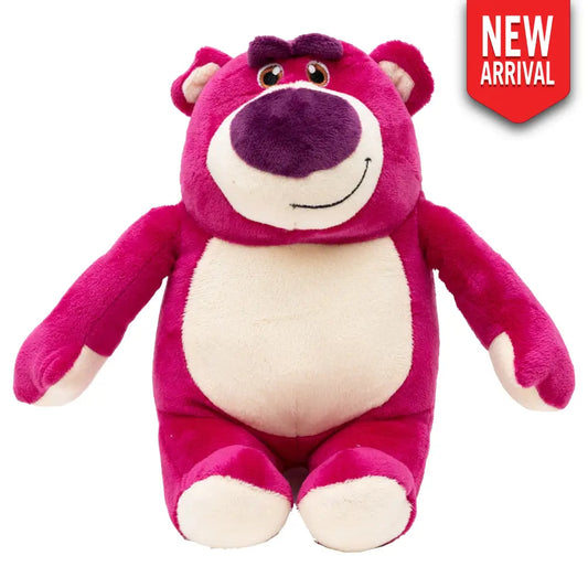 Dog Toy Squeaker Plush - Pixar Toy Story Lotso Full Body Pose Dog Toy Squeaky Plush