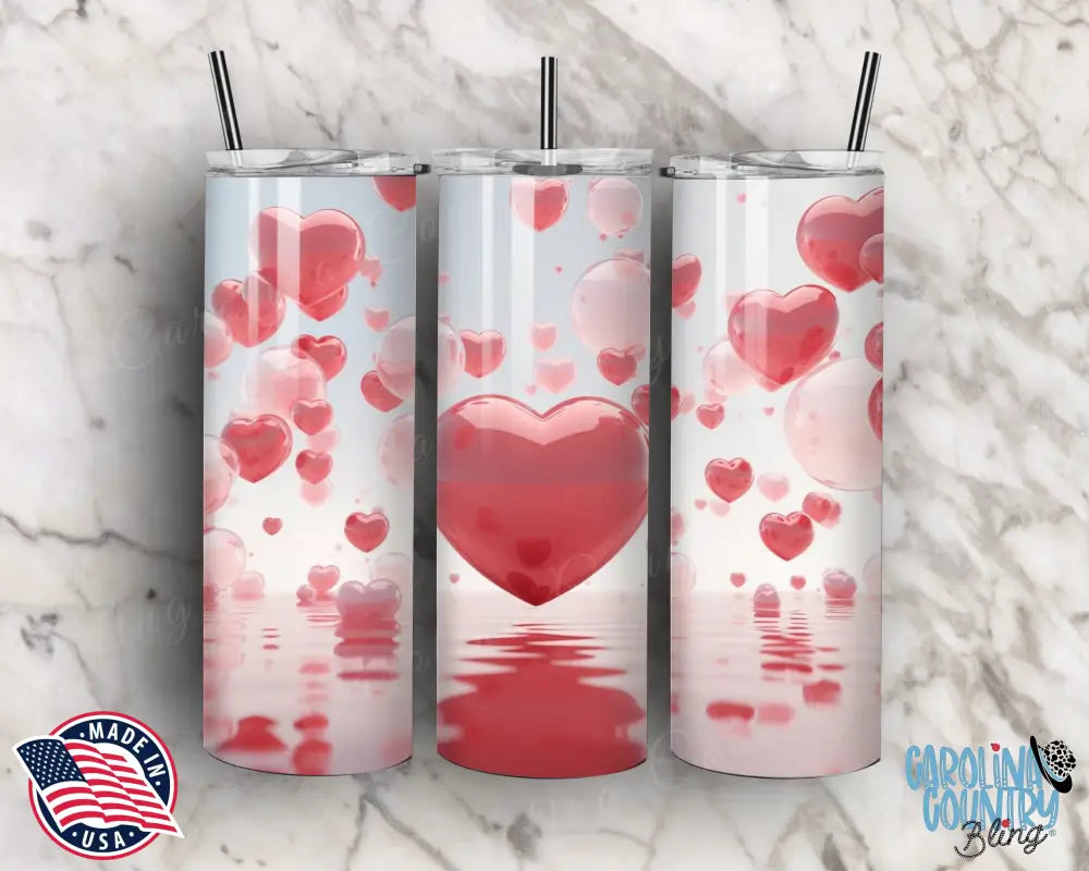 Love Floats Red Tumbler