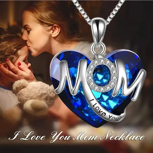 Love For Mom – Blue Necklace
