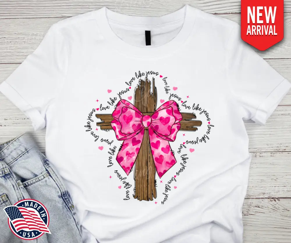 Love Like Jesus – White Small / Short Shirt