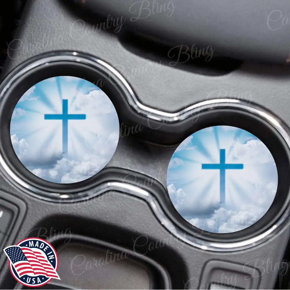 Love You Always – Blue Car Coaster