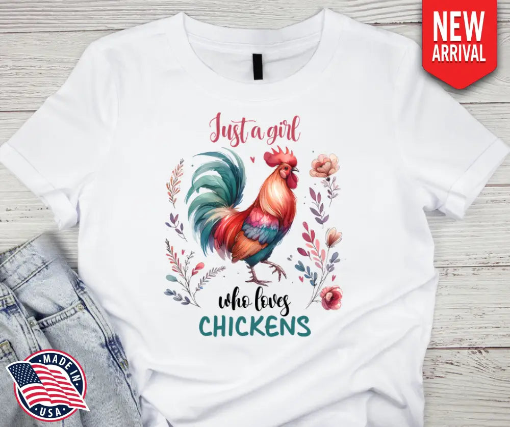 Loves Chickens – Multi Shirt