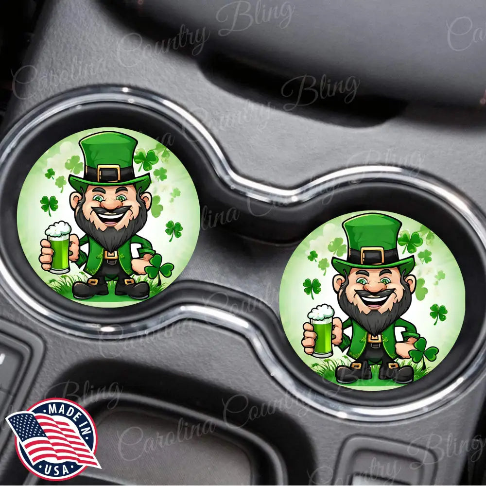 Luck Of The Irish – Green Car Coaster