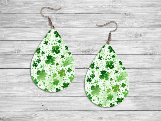 Luck Of The Irish – Green Earrings