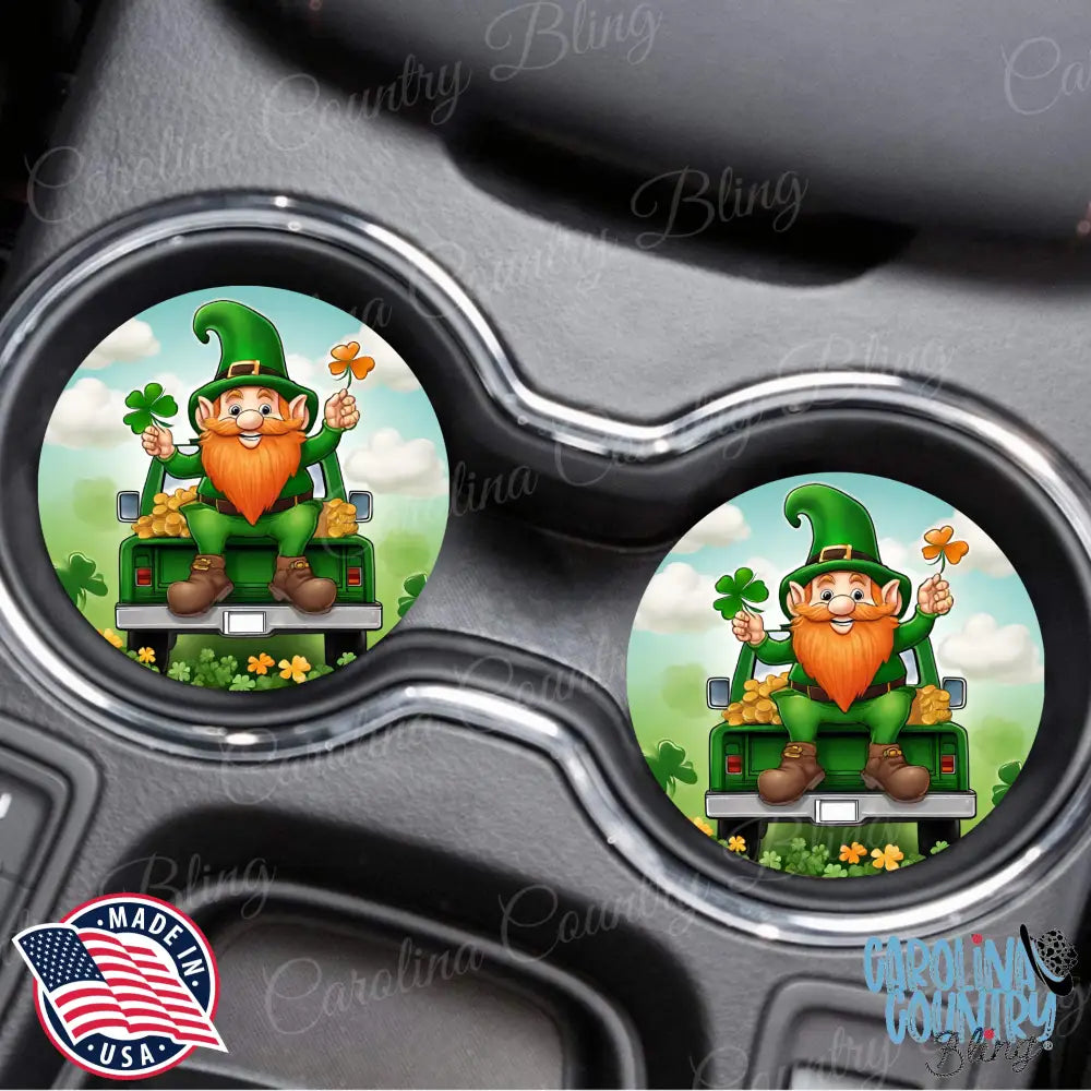 Luck Of The Irish – Green Car Coaster