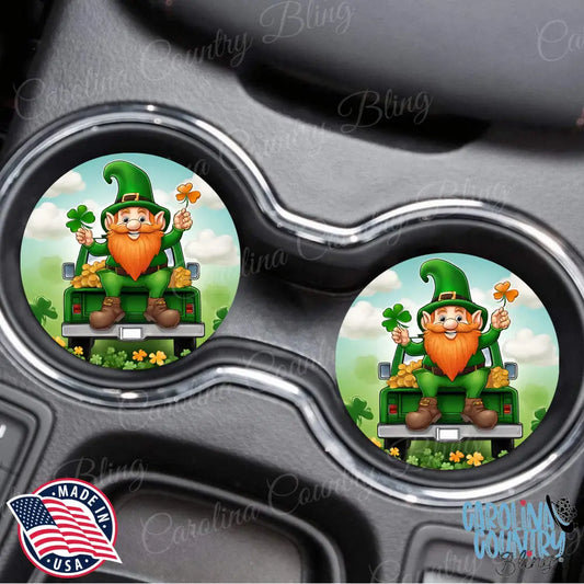 Luck Of The Irish – Green Car Coaster
