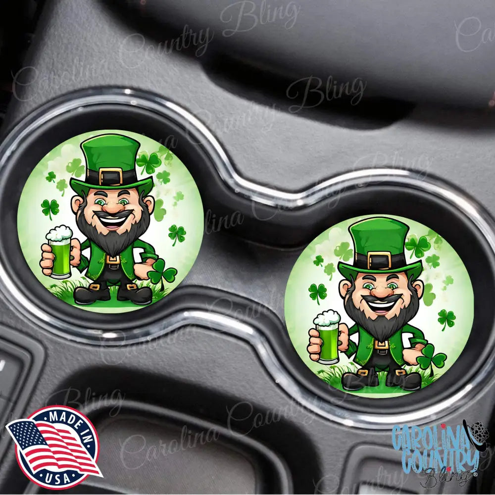 Luck Of The Irish – Green Car Coaster