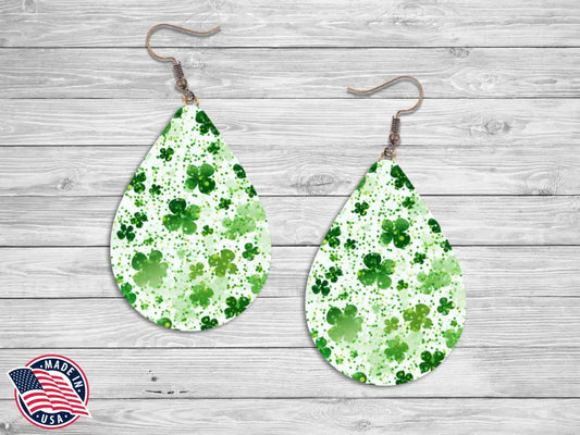 Luck Of The Irish – Green Earrings