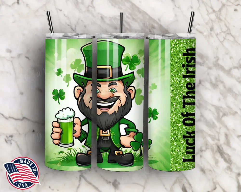Luck Of The Irish – Green Tumbler