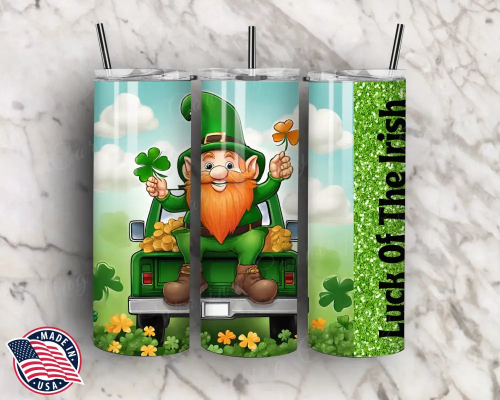 Luck Of The Irish – Green Tumbler