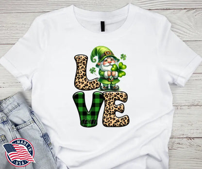 Lucky Love – White Small / Short Shirt