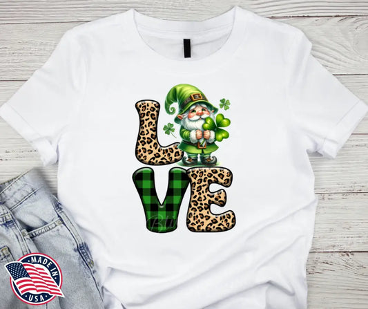 Lucky Love – White Small / Short Shirt
