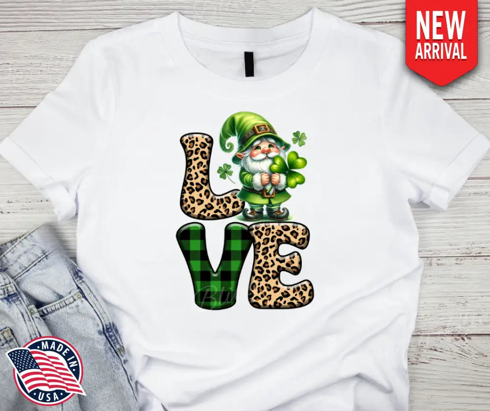 Lucky Love – White Small / Short Shirt