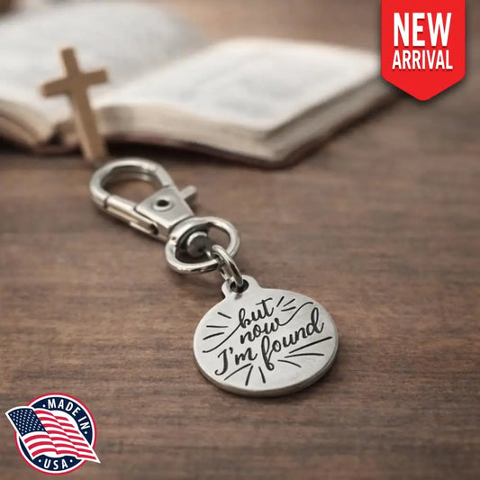 Luke 15 24 But Now I’m Found Clip Charm - Keychains
