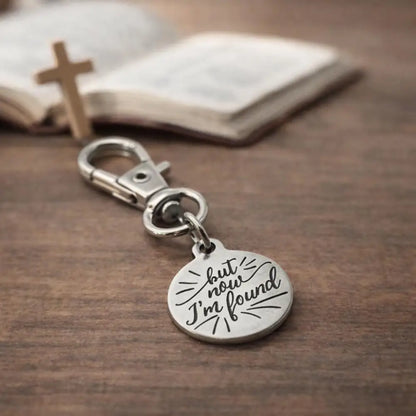 Luke 15 24 But Now I’m Found Clip Charm - Keychains