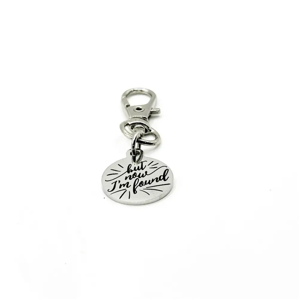 Luke 15 24 But Now I’m Found Clip Charm - Keychains