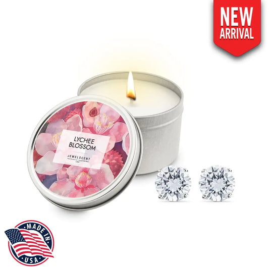 Lychee Blossoms Tin Candle Tin
