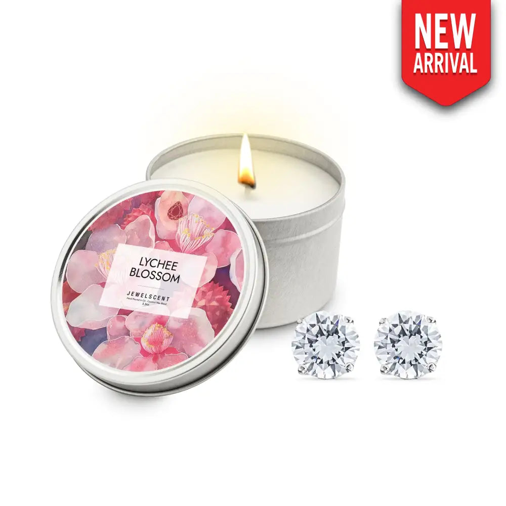 Lychee Blossoms Tin Candle Tin