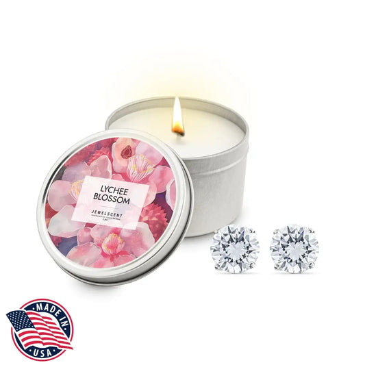 Lychee Blossoms Tin Candle Tin