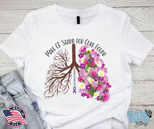 Make CF Stand for Cure Found – White Small / Short Shirt