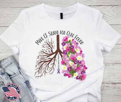 Make CF Stand for Cure Found – White Small / Short Shirt