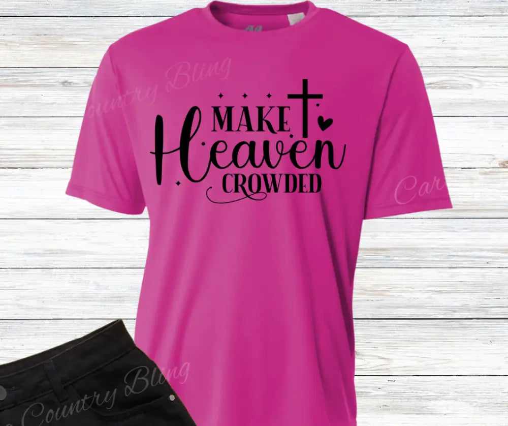 Make Heaven Crowded - Multi Small / Short / Fuchsia Shirt