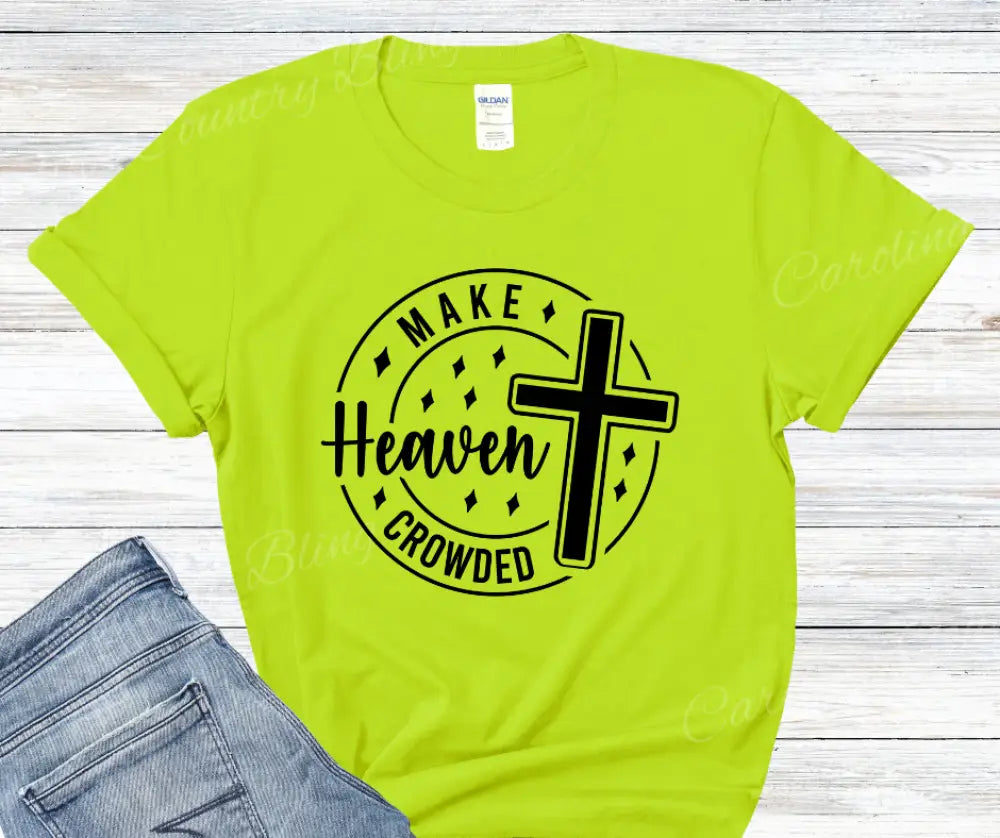 Make Heaven Crowded - Multi Small / Short / Yellow Shirt