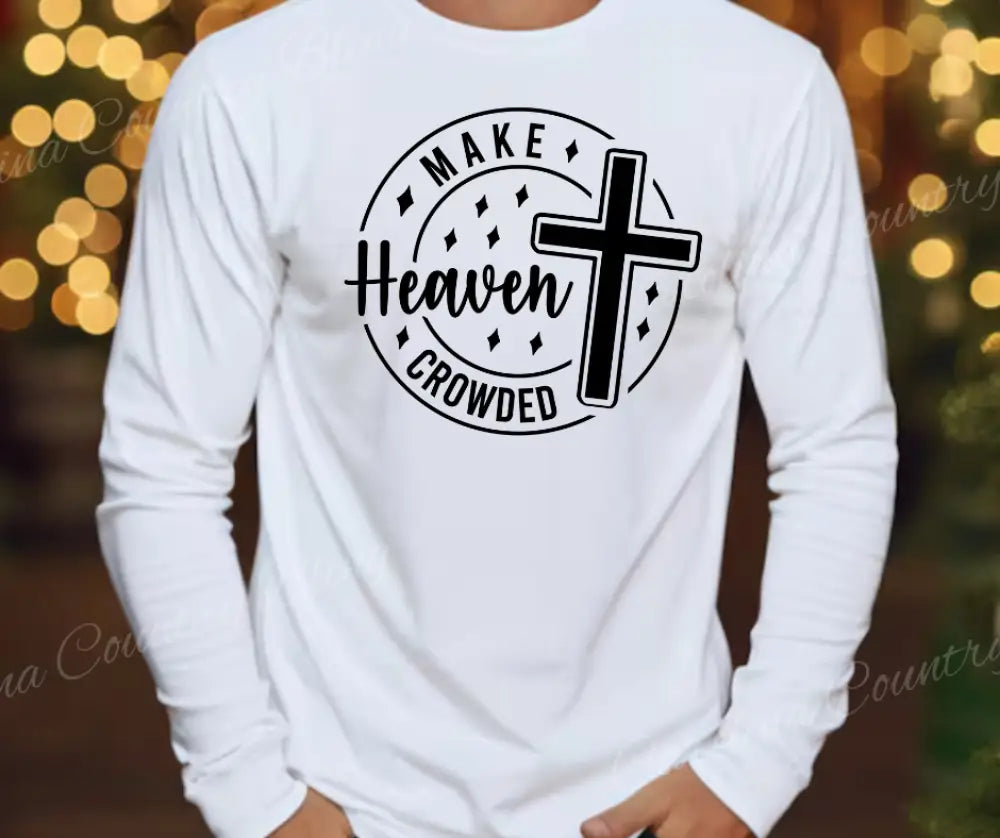 Make Heaven Crowded - Multi Small / Long / White Shirt Shirt