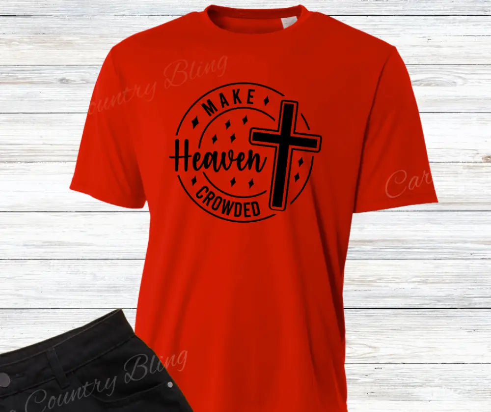 Make Heaven Crowded - Multi Small / Short / Red Shirt