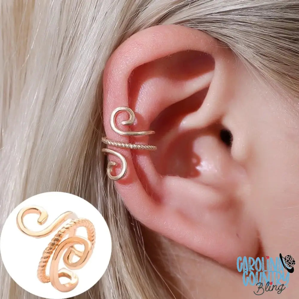 Making A Statement – Rose Gold Earrings