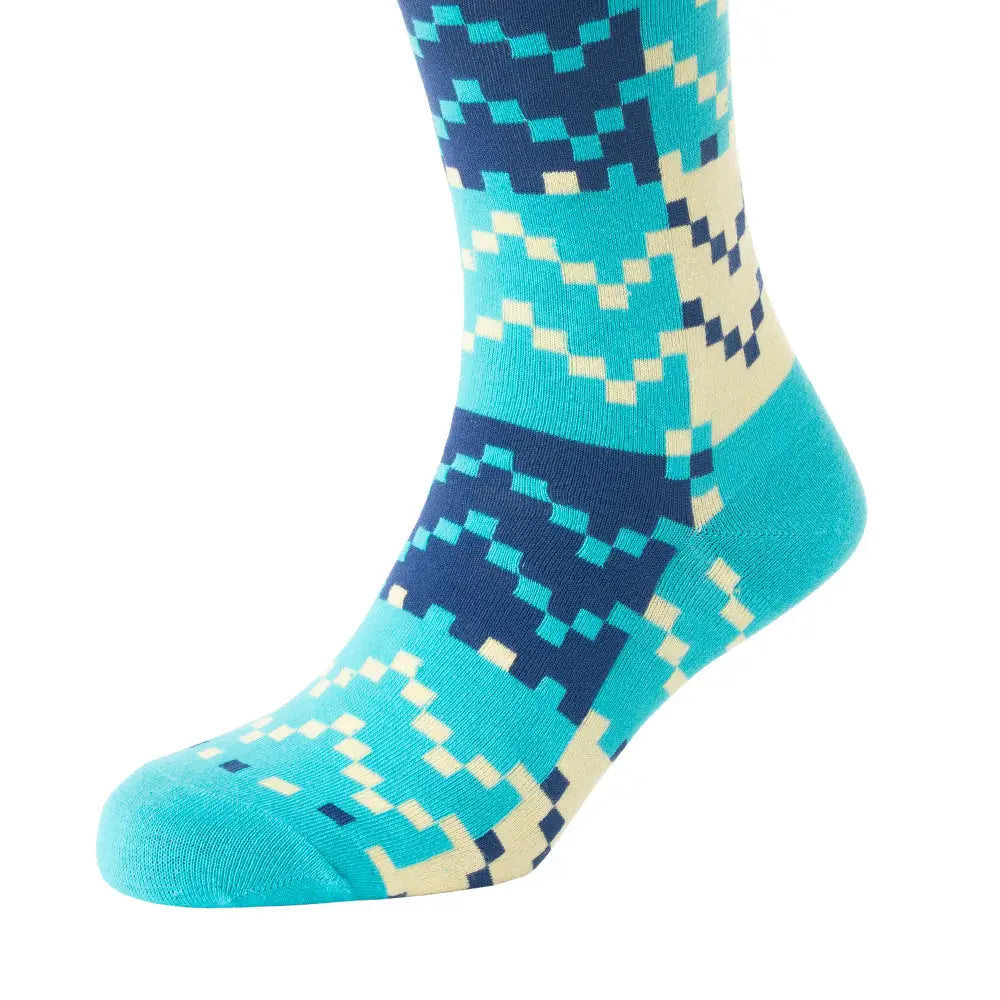 Buttercup Breeze Betty Socks In Blue - Socks